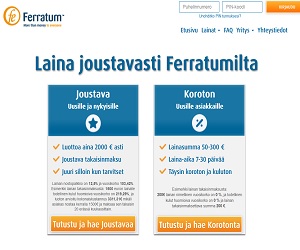 ferratum joustava tililuotto