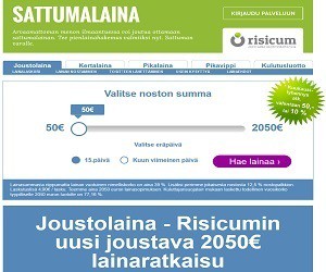 risicum joustolaina 50-2.050e sattuman varalle