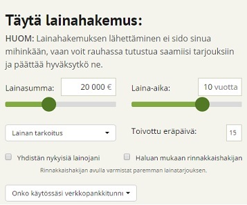 Lendon lainahakemuksen täyttäminen on viidessä minuutissa hoidettu.