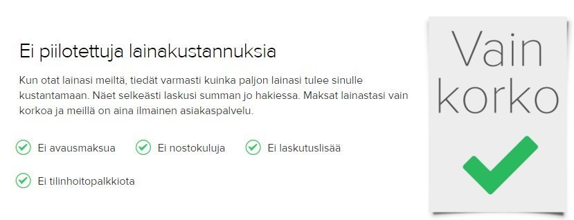 credigo on suomen halvin kulutusluotto