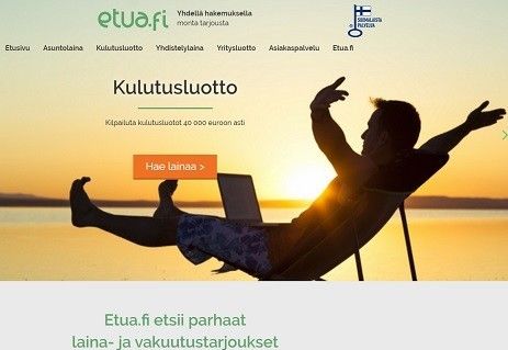 etua etsii parhaat kulutusluottotarjoukset sinulle