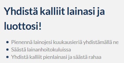 freedom rahoitus yhdistää kalliit lainasi ja luottosi