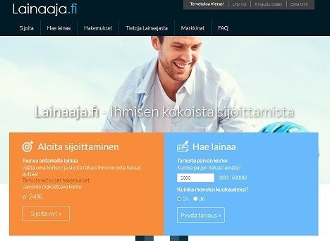 lainaaja.fi vertaislaina heti tilille ilman vakuuksia ja takaajia