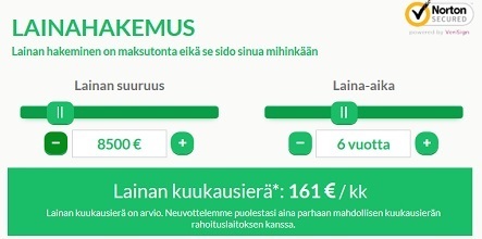rahalaitoksen lainalaskuri johon voit aina luottaa