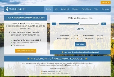 suomilimiitti kulutusluotto 1000 euroon asti ilman kuluja