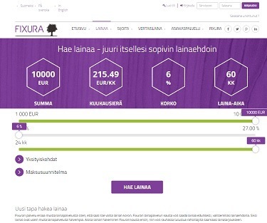 fixura kulutusluotto lukeutuu vertaislainoihin eli lainaat rahaa suoraan tavallisilta ihmisiltä kuten sinä itse