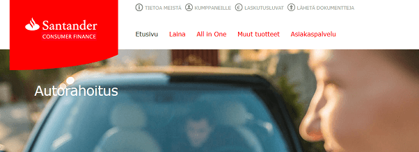 Santanderilta saat ajoneuvorahoituksen huolettomasti ja vaivattomasti.