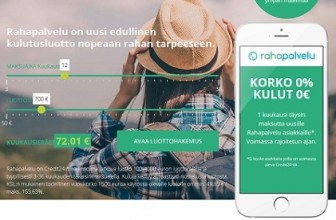 Rahapalvelu – Uusi ja joustava luottotili